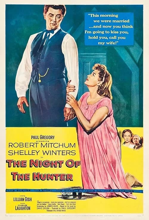 The Night of the Hunter film posteri